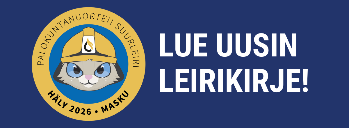 Palokuntanuorten suurleiri H&Auml;LY 2026 Maskussa - lue uusin leirikirje